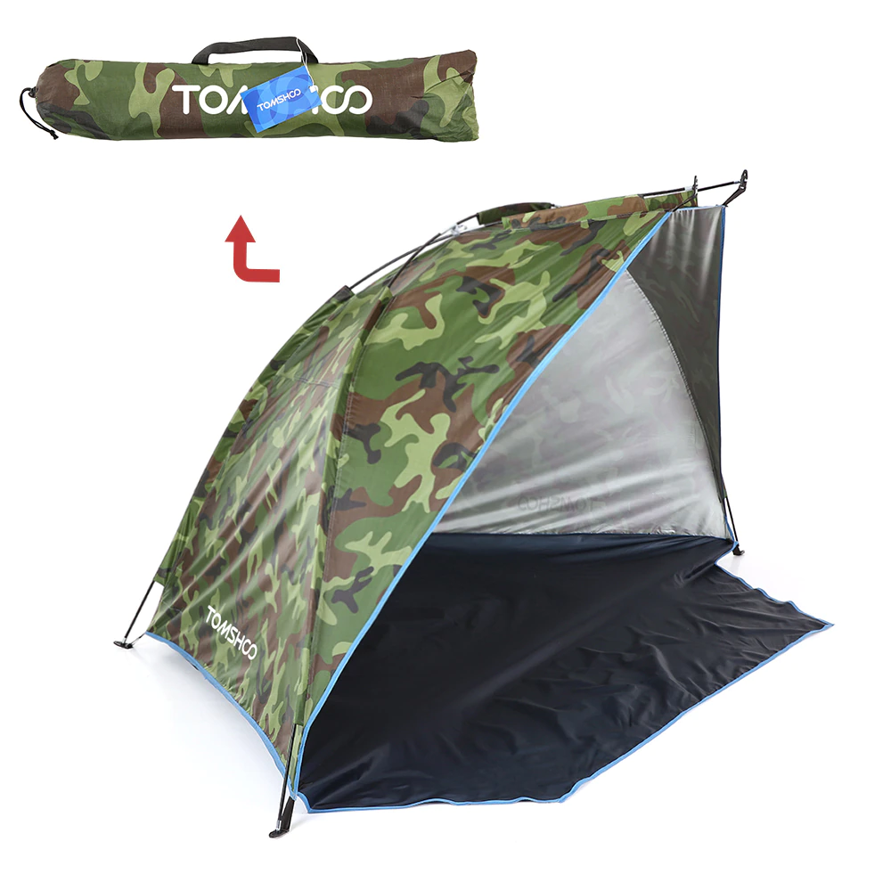 Cheap Goat Tents Tomshoo Beach Tent Sun Shelter Outdoor Sports Sunshade Tent for Fishing Picnic Beach Park UV protective Ultralight Travel Tent Tents 